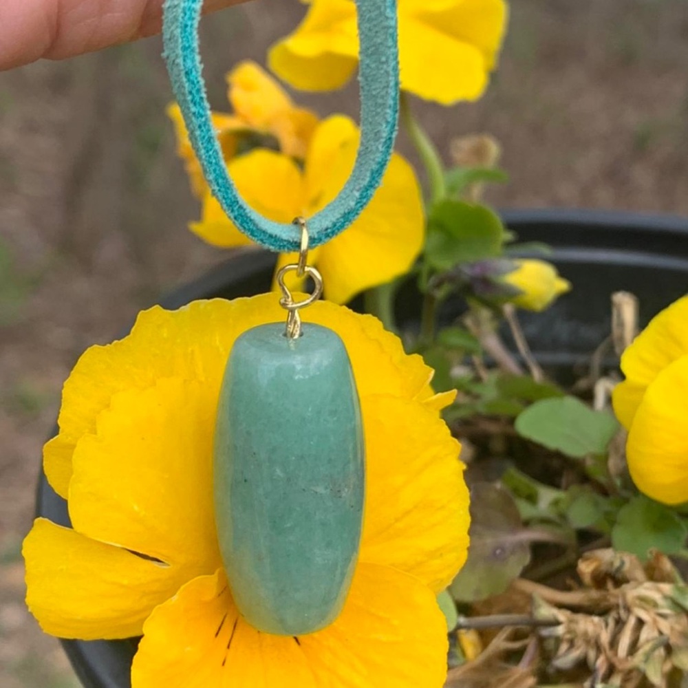 Jade crystal necklace